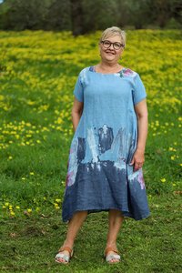 AE Luxe A-line Floral Dress