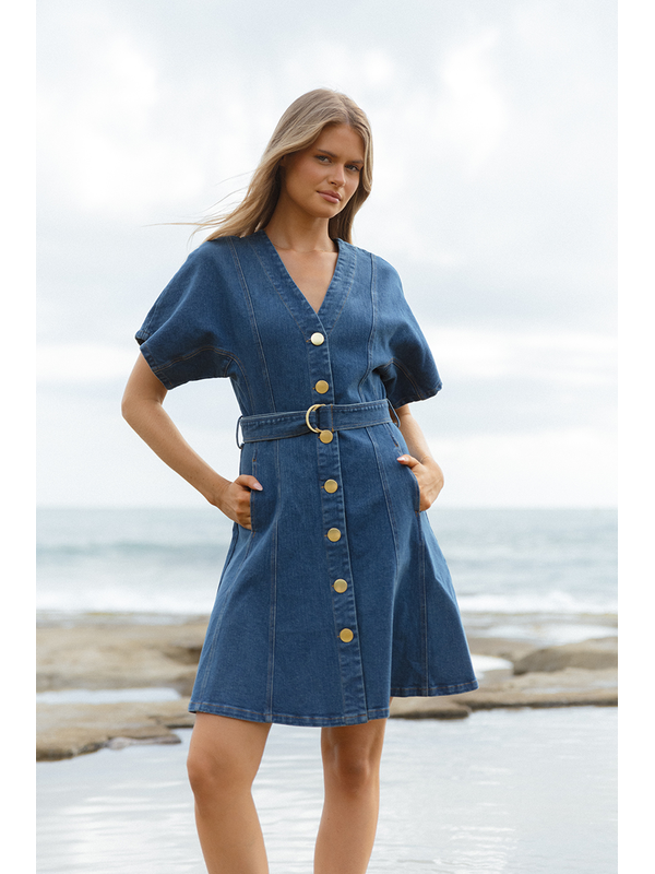 Betty Basics Fiori Denim Dress