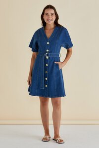Betty Basics Fiori Denim Dress