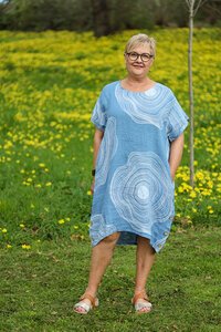 AE Luxe Abstract Line Dress