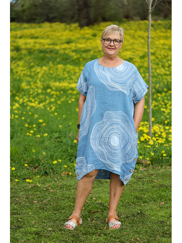 AE Luxe Abstract Line Dress