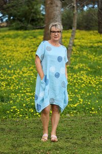 AE Luxe Circle Linen Dress