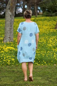 AE Luxe Circle Linen Dress