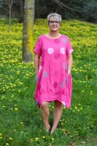 AE Luxe Circle Linen Dress