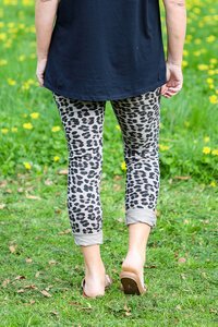 AE Luxe Leopard Crinkle Pant