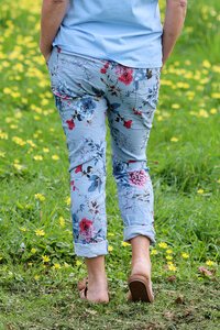 AE Luxe Stretch Crinkle Floral Pant