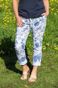 AE Luxe Floral Crinkle Pant