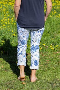 AE Luxe Floral Crinkle Pant