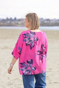 AE Luxe Loose Fit Floral Top
