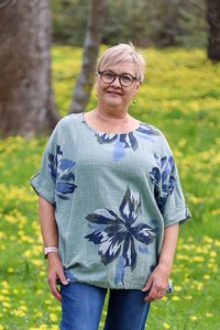 AE Luxe Loose Fit Floral Top