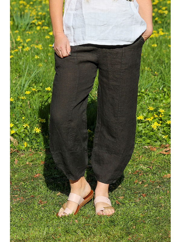 AE Luxe Tapered Linen Pant