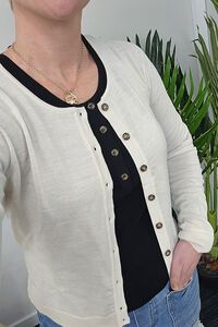 Standard Issue Merino Crop Crew Cardigan