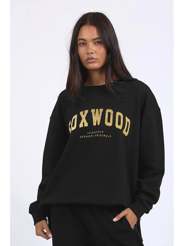 Foxwood Metallic Interval Crew
