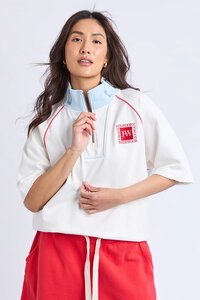 Foxoowd Piped Zip Crew