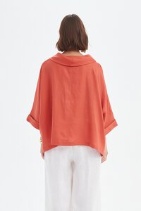 Tirelli Funnel Neck Boxy Top
