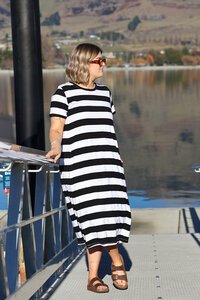 Elm Adira Dress Stripe