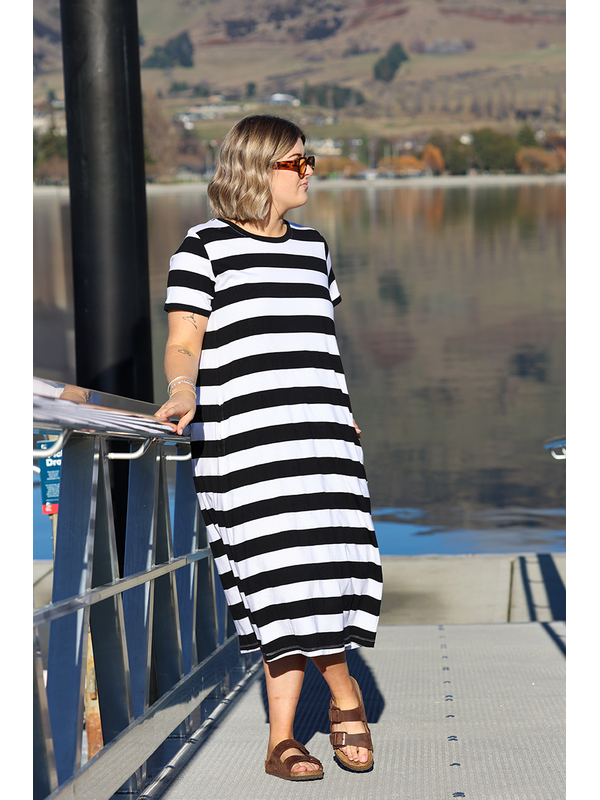 Elm Adira Dress Stripe