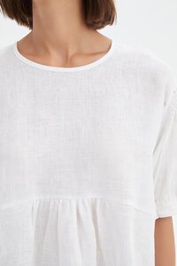 Tirelli Bishop Sleeve Shirring Top