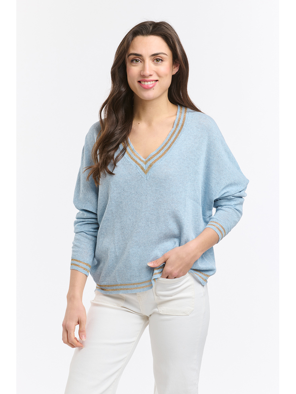 Italian Star Lurex College Knit