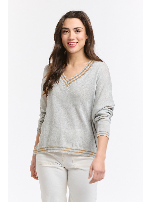 Italian Star Lurex College Knit
