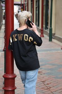 Foxwood Metallic Interval Tee