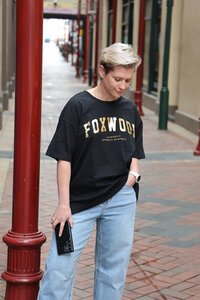 Foxwood Metallic Interval Tee