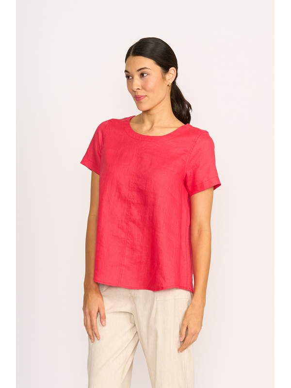 Preen Plain Swing Up Down Hem Top
