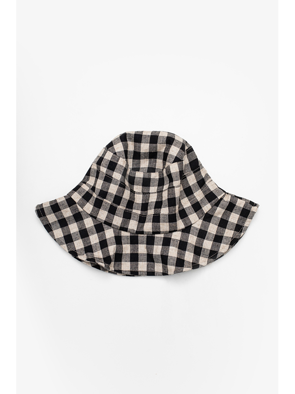 Antler Gingham Bucket Hat