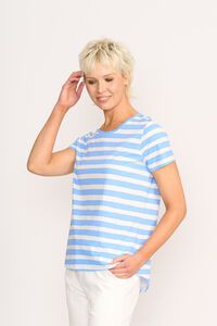 Preen Stripe Round Neck Tee