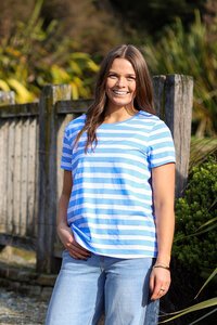 Preen Stripe Round Neck Tee