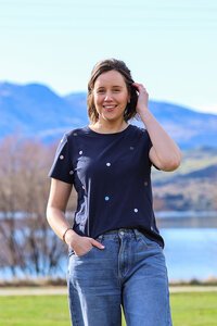 Memo Spot Embroidery Tee
