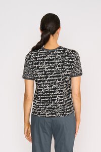 Memo Contrast Rib Tee