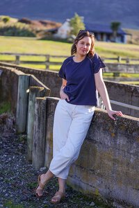 Memo Broderie Sleeve Tee
