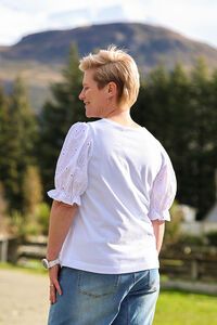 Esplanade Contrast Sleeves Top