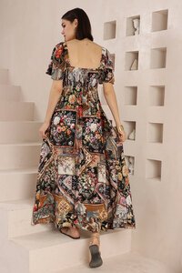 Iris Maxi Square Neck Maxi Dress