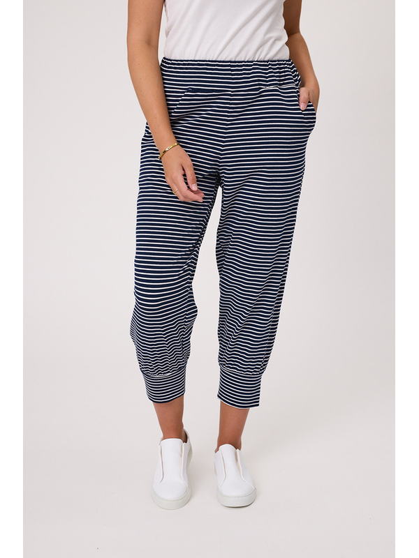 Democracy Kylie Side Pocket Stripe Harem Pant