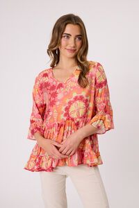 Democracy Liliana Tiered Top