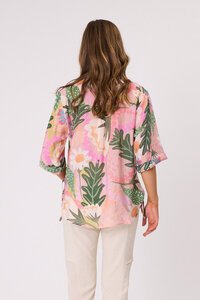 Democracy Sofia Printed Tie Side Shirt