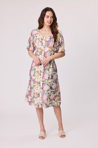 Democracy Willow Button Thru Dress