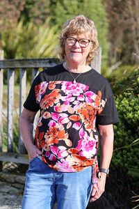 Democracy Hazel Print Front Top