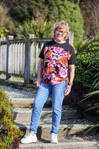 Democracy Hazel Print Front Top