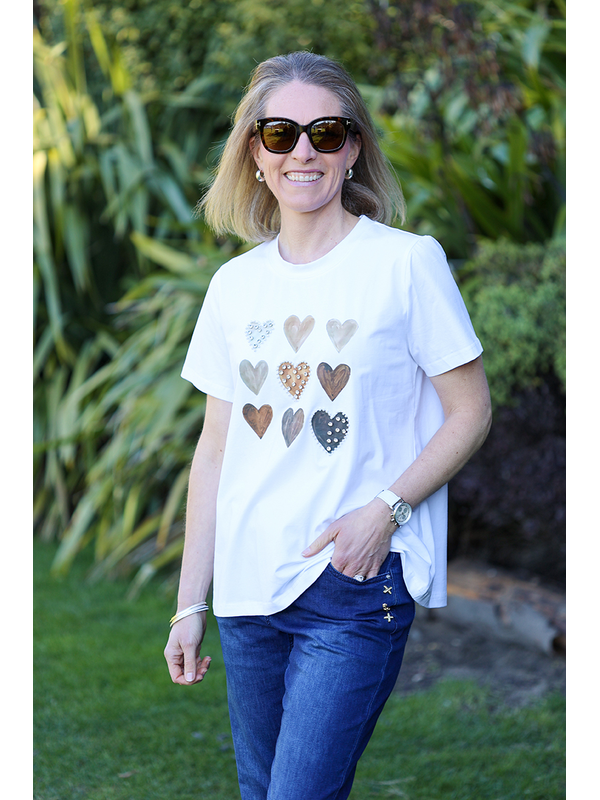 Classified Pearl Heart Tee