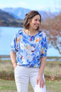 Classified Modena Print Top