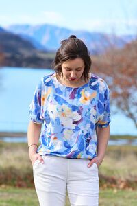 Classified Modena Print Top