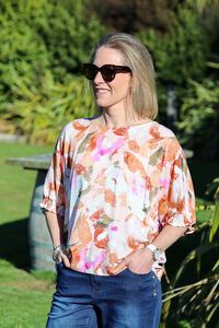 Classified Modena Print Top