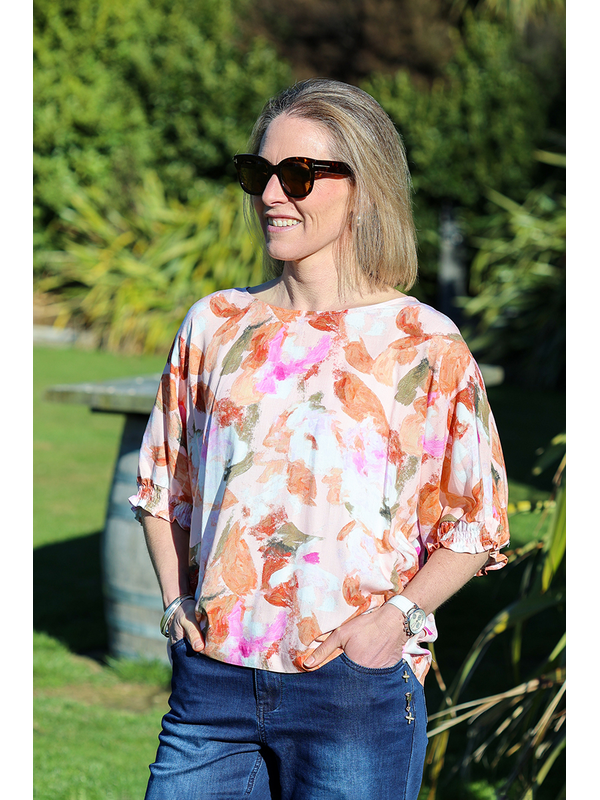 Classified Modena Print Top