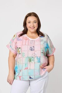 Threadz Capri Print Top