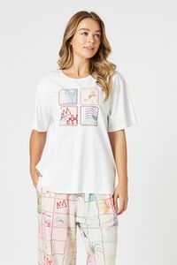 Threadz Capri Print Tee