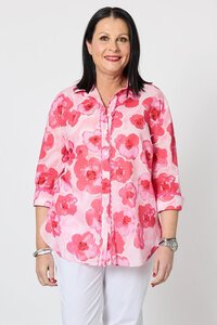 Threadz Pink Poppies Shirt