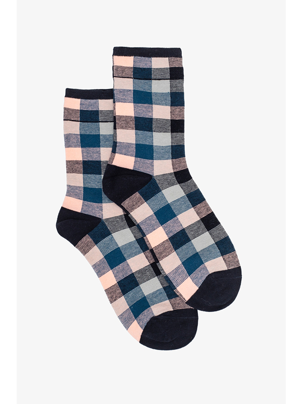 Antler Picnic Check Sock